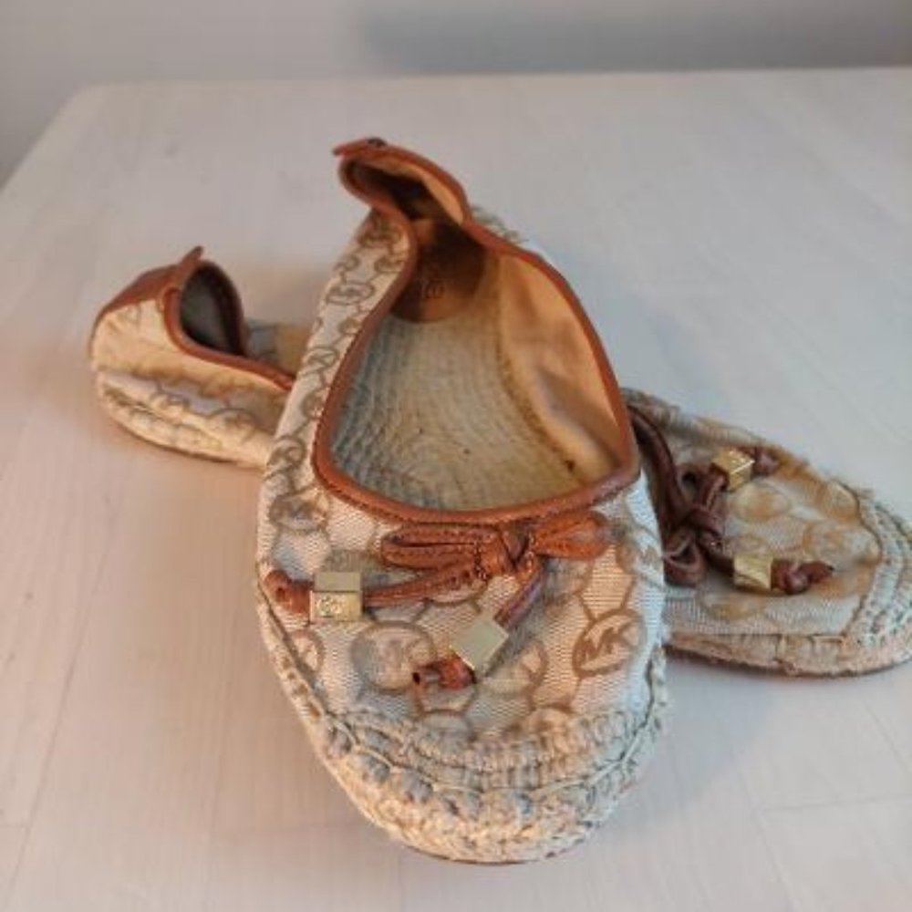 Michael Kors Meg Jacquard Khaki Espadrilles